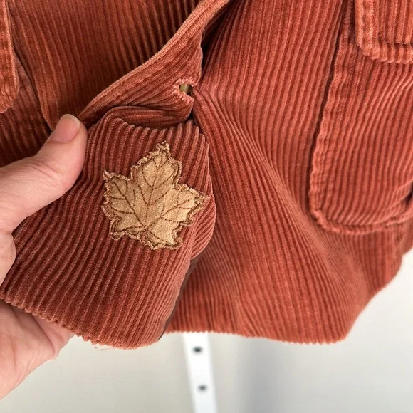 Anonymous John Carlisle corduroy Cognac Jacket  size medium - Picture 3 of 4